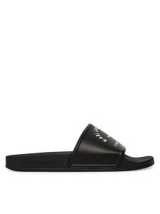 KARL LAGERFELD Klapki Kondo 2.0 KL80908A Czarny. Czarne klapki KARL LAGERFELD, bez wzorów, z tworzywa sztucznego, bez obcasa. Za 399,99 zł.
