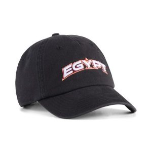 Czapka z daszkiem reprezentacji Egiptu ftblCulture PUMA. Czarne czapki Puma, bez wzorów, sportowe. Za 109,00 zł.