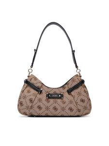 Guess Torebka Dorothy HWJP22 31180 Brązowy jasny. Brązowe torebki klasyczne Guess, z aplikacjami, z materiału, bez dodatków. Za 494,99 zł.