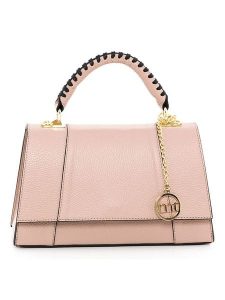 Mia Tomazzi Skórzana torebka "Livenza" w kolorze szaroróżowym - 26,5 x 16 x 9 cm rozmiar: onesize. Różowe torebki klasyczne Mia Tomazzi, bez wzorów, z materiału, przez ramię, bez dodatków. Za 304,99 zł.