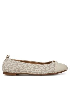 MICHAEL Michael Kors Baleriny Mandy 40S5MAFP1B Écru. Balerinki MICHAEL Michael Kors, bez wzorów, z materiału, bez obcasa, bez zapięcia. Za 359,99 zł.