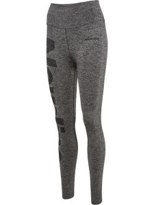 Legginsy damskie Newline Jaquard. Szare legginsy Newline, bez wzorów, z materiału. Za 244,29 zł.