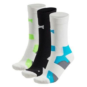 Skarpetki rowerowe - Uniseks - Multi White - 3 pary. Białe skarpetki XTREME, bez wzorów, z elastanu. Za 134,79 zł.