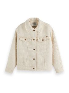 Scotch & Soda Kurtka koszulowa w kolorze kremowym rozmiar: S. Brązowe kurtki Scotch & Soda, s, bez wzorów, bez kaptura. Za 242,13 zł.