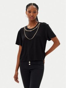 MET T-Shirt M10 262TP Czarny Regular Fit. Czarne t-shirty MET, l, bez wzorów, z wiskozy, bez kołnierzyka, bez ramiączek. Za 179,99 zł.