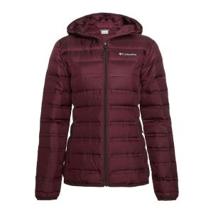 Kurtka puchowa damska Columbia Lake 22 II Down Hooded. Czerwone kurtki Columbia, s, bez wzorów, z puchu, bez kaptura. Za 534,56 zł.