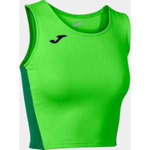 Tank top do biegania damski Joma R-Winner Crop top. Niebieskie topy JOMA, xs, bez wzorów, sportowe, bez kołnierzyka, bez ramiączek. W wyprzedaży za 86,50 zł.
