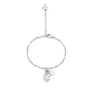 Bransoletka Guess. Szare bransoletki Guess, srebrne. Za 249,99 zł.