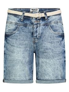 Sublevel Bermudy dżinsowe w kolorze niebieskim rozmiar: XL. Niebieskie szorty Sublevel, z aplikacjami, ze skóry. Za 122,67 zł.