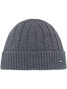 Eisbär Czapka "Ayo" w kolorze szarym rozmiar: onesize. Szare czapki Eisbar, z aplikacjami, z wełny. Za 114,17 zł.
