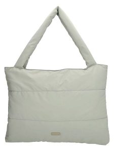 Beagles Shopper bag "Calvia" w kolorze miętowym - 55 x 40 x 7 cm rozmiar: onesize. Zielone shopper bag Beagles, bez wzorów, z materiału, na ramię, bez dodatków. Za 78,99 zł.