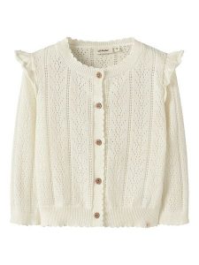 Lil Atelier Kardigan "Jela" w kolorze kremowym rozmiar: 92. Brązowe kardigany Lil' Atelier, z bawełny. Za 83,22 zł.