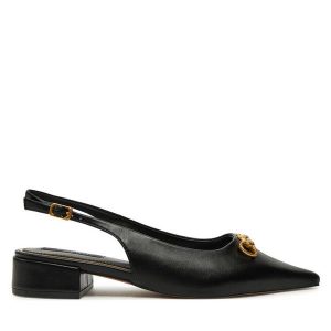 Sandały Nine West. Czarne sandały Nine West, bez wzorów, bez obcasa, na płaskiej podeszwie, bez zapięcia. Za 119,99 zł.