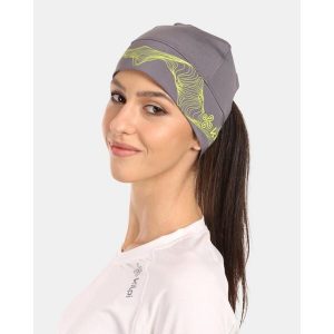 Czapka do biegania unisex Kilpi TAIL-U. Szare czapki Kilpi, bez wzorów, sportowe. Za 60,57 zł.