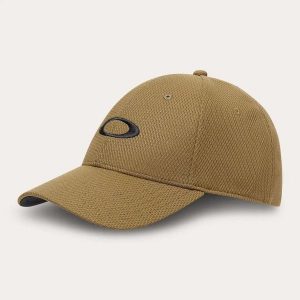 Czapka z daszkiem unisex Oakley GOLF brązowa FOS91809-7CE. Brązowe czapki Oakley, bez wzorów. Za 105,34 zł.