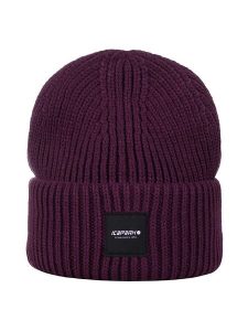 Icepeak Czapka beanie w kolorze fioletowym rozmiar: onesize. Różowe czapki Icepeak, bez wzorów, z materiału. Za 70,24 zł.