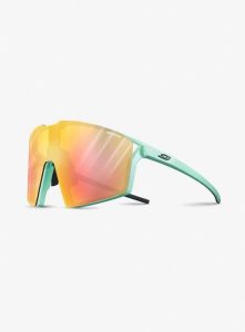 Okulary fotochromowe na rower Julbo Edge - REACTIV 1-3 LA. Zielone okulary przeciwsłoneczne Julbo. Za 785,00 zł.