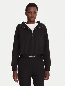 JOOP! Jeans Bluza Tulsi 30048512 Czarny Regular Fit. Czarne bluzy Joop! Jeans, l, bez wzorów, z bawełny, bez kaptura. Za 349,99 zł.