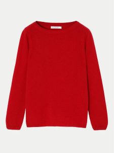 Tatuum Sweter Lemon T2422.095B Czerwony Regular Fit. Czerwone swetry klasyczne Tatuum, xs, z kaszmiru, bez kołnierzyka. Za 509,99 zł.