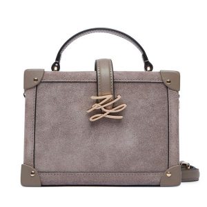 Torebka KARL LAGERFELD. Szare kuferki KARL LAGERFELD, bez wzorów, bez dodatków. Za 1 299,00 zł.