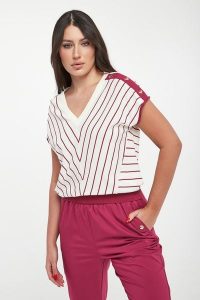 Bluzka damska dzianinowa w paski LIU JO. Swetry klasyczne Liu Jo, s, z dzianiny, bez kołnierzyka. Za 429,00 zł.