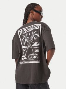 Billabong T-Shirt EBJZT00638 Szary ciemny Oversize. Szare t-shirty Billabong, xs, bez wzorów, z bawełny, bez kołnierzyka, bez ramiączek. Za 149,99 zł.