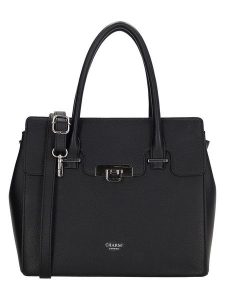 Charm Torebka "Soho" w kolorze czarnym - 30 x 25 x 13 cm rozmiar: onesize. Czarne torebki klasyczne Charm, bez wzorów, z materiału, przez ramię, bez dodatków. Za 130,99 zł.