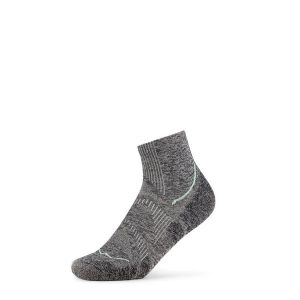 Skarpety biegowe Buff Dryflx Quarter Sock DQ. Szare skarpetki Buff, bez wzorów. Za 108,89 zł.