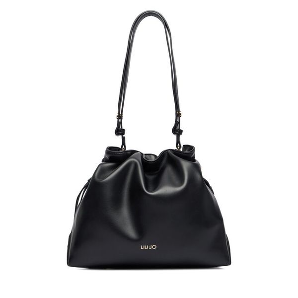 Torebka Liu Jo. Czarne torebki klasyczne Liu Jo, bez wzorów, bez dodatków. Za 599,99 zł.