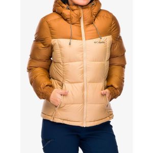 Kurtka ocieplana damska Columbia Pike Lake II Insulated Jacket. Brązowe kurtki Columbia, bez wzorów, bez kaptura. Za 513,99 zł.
