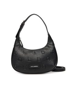 KARL LAGERFELD Torebka A3W30292 Czarny. Czarne torebki klasyczne KARL LAGERFELD, bez wzorów, ze skóry, bez dodatków. Za 509,99 zł.