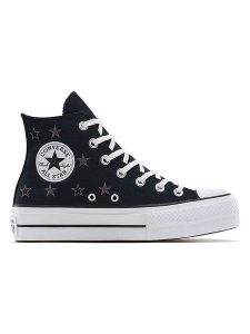 Converse Sneakersy "Chuck Taylor All Star Lift Platfor" w kolorze czarnym rozmiar: 40. Czarne trampki Converse, bez wzorów, za kostkę, bez zapięcia. Za 249,95 zł.