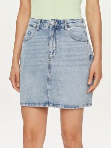 Vero Moda Spódnica jeansowa Tessa 10301536 Niebieski Regular Fit. Niebieskie spódnice Vero Moda, xs, bez wzorów, z bawełny. Za 119,99 zł.