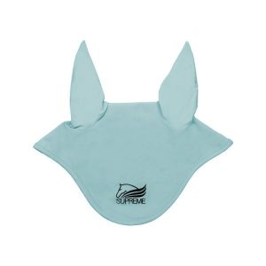 Czapka z muchą dla koni Supreme. Niebieskie czapki SUPREME, bez wzorów, sportowe. Za 103,20 zł.