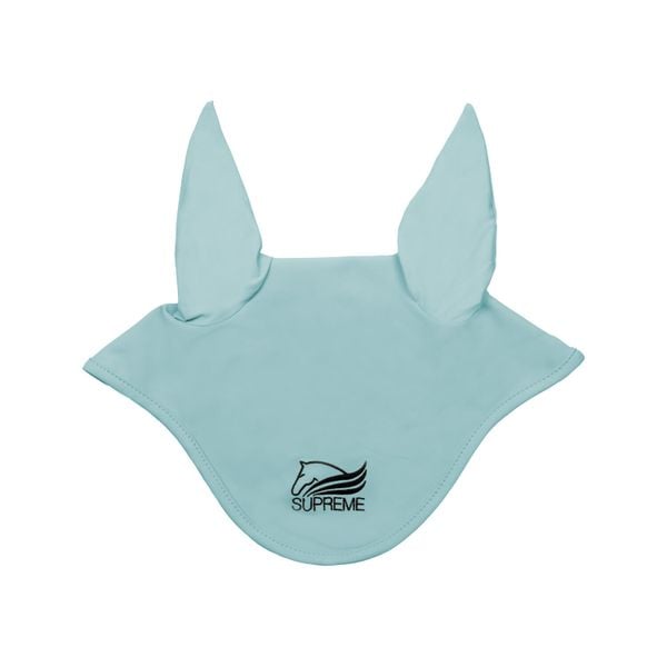 Czapka z muchą dla koni Supreme. Niebieskie czapki SUPREME, bez wzorów, sportowe. Za 103,20 zł.