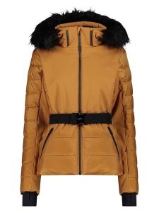 CMP Kurtka narciarska w kolorze jasnobrązowo-czarnym rozmiar: 42. Brązowe kurtki sportowe CMP, bez wzorów, z syntetyku, bez kaptura, narciarskie. Za 590,20 zł.