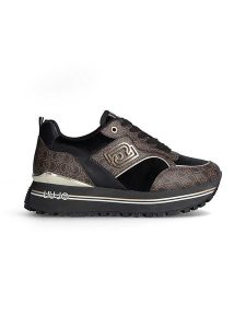 Liu Jo Sneakersy w kolorze złoto-czarno-brązowym rozmiar: 40. Brązowe trampki Liu Jo, bez wzorów, bez zapięcia. Za 461,45 zł.