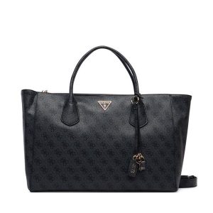 Torebka Guess. Szare shopper bag Guess, z aplikacjami, bez dodatków. Za 674,99 zł.