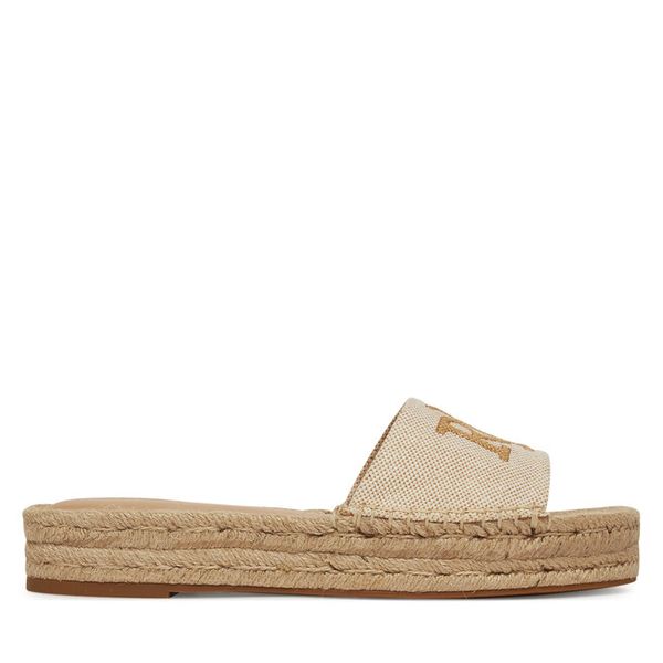 Espadryle LAUREN RALPH LAUREN. Brązowe espadryle Lauren Ralph Lauren, bez wzorów, bez obcasa. Za 629,99 zł.