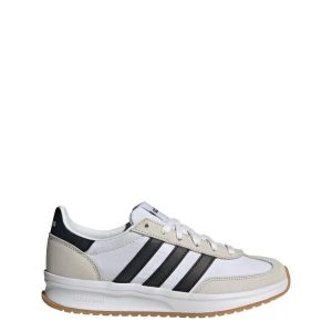Buty RUN 70s 2.0. Białe buty trekkingowe ADIDAS, ze skóry, bez zapięcia. Za 299,00 zł.