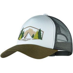 Czapka z daszkiem BUFF TRUCKER CAP DARRYL WHITE L/XL. Białe czapki Buff, bez wzorów, z materiału, klasyczne. Za 89,99 zł.