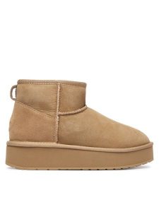 EMU Australia Śniegowce Stinger W13296 Beżowy. Brązowe buty zimowe EMU Australia, bez obcasa, bez zapięcia. Za 689,99 zł.