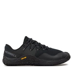 Buty do biegania Merrell. Czarne buty sportowe Merrell, bez wzorów, bez zapięcia, do biegania. Za 399,99 zł.