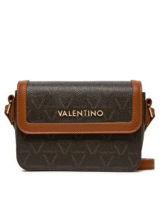 Valentino Torebka Lady Re VBS8GT09 Brązowy. Brązowe listonoszki Valentino, bez wzorów, ze skóry, bez dodatków. Za 329,99 zł.