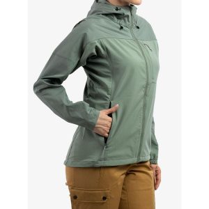 Kurtka trekkingowa damska Fjallraven Abisko Midsummer Jacket. Zielone kurtki Fjällräven, bez wzorów, bez kaptura. Za 587,99 zł.