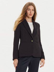 Tommy Hilfiger Marynarka WW0WW44096 Czarny Slim Fit. Czarne marynarki i żakiety TOMMY HILFIGER, bez wzorów, z syntetyku. Za 579,00 zł.