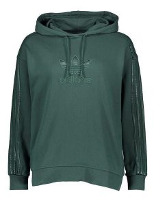 Adidas Bluza w kolorze zielonym rozmiar: 32. Zielone bluzy ADIDAS, bez wzorów, z bawełny, z kapturem. Za 122,96 zł.