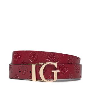 Pasek Damski Guess. Czerwone paski Guess, z aplikacjami. Za 199,99 zł.