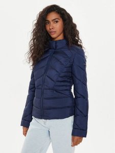 Guess Kurtka przejściowa Juliane W4YL39 WGAE2 Granatowy Regular Fit. Niebieskie kurtki Guess, xs, z aplikacjami, z syntetyku, bez kaptura. Za 579,99 zł.