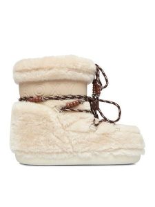 Roxy Śniegowce CEO-JY02985G-1 Écru. Buty zimowe Roxy, z materiału, bez obcasa, bez zapięcia. Za 219,99 zł.